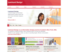 Tablet Screenshot of luminantdesign.com